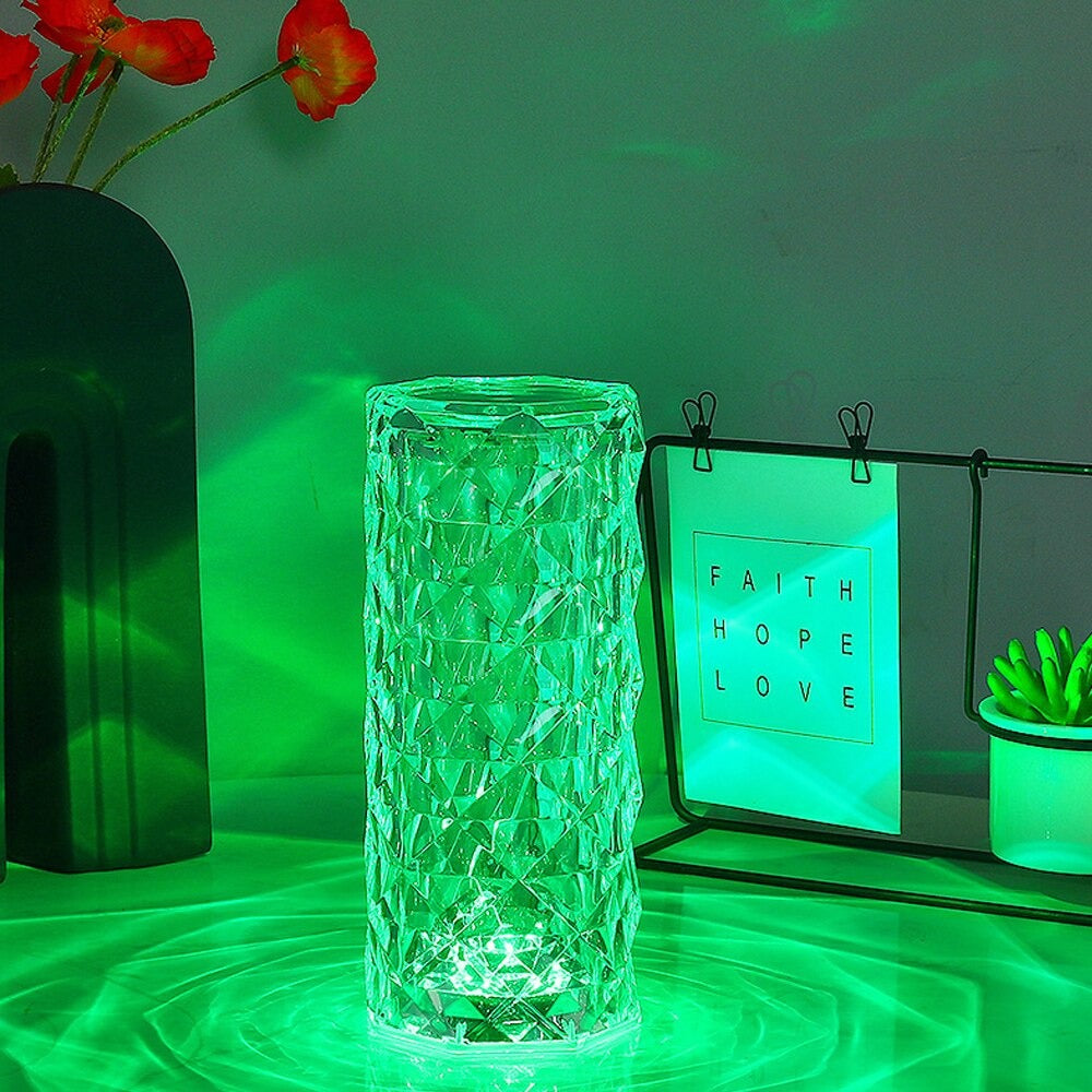 CrystalRosé™ Magische Kristall-Rose LED-Lampe