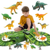 Lade das Bild in den Galerie-Viewer, Dino Adventure™ Dinopark Autorennbahn Spielset