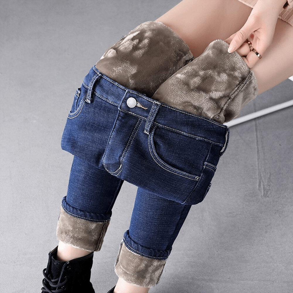 Foxy™ Warmes Vlies Dehnen Jeans